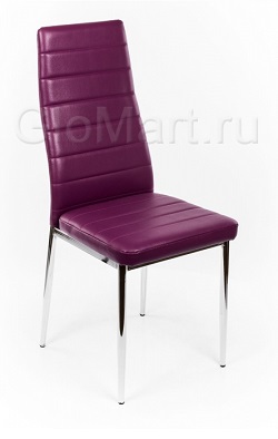 Фиолетовый стул из кожзама.